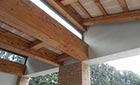 Ampliamento con realizzazione di tettoia fotovoltaica. Cantiere in corso Ampliamento con realizzazione di tettoia fotovoltaica. Cantiere in corso realizzate dall'architetto Barutta