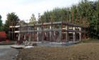 Ampliamento con realizzazione di tettoia fotovoltaica.
Cantiere Ampliamento con realizzazione di tettoia fotovoltaica. Cantiere realizzato dall'architetto Barutta