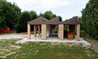 Ampliamento con realizzazione di tettoia fotovoltaica Ampliamento con realizzazione di tettoia fotovoltaica realizzato dall'architetto Barutta