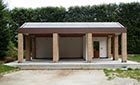 Ampliamento con realizzazione di tettoia fotovoltaica Ampliamento con realizzazione di tettoia fotovoltaica realizzato dall'architetto Barutta