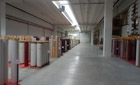 Interni capannone industriale Interni capannone industriale realizzato dall'architetto Barutta ad Oderzo