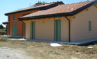 Abitazione in legno. Cantiere Abitazione in legno. Cantiere realizzato dall'architetto Barutta