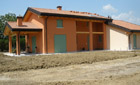Abitazione in legno. Cantiere Abitazione in legno. Cantiere realizzato dall'architetto Barutta
