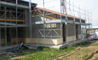 Abitazione in legno. Costruzione laterale Abitazione in legno.Costruzione laterlae realizzata dall'architetto Barutta