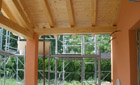Abitazione in legno. Soppalco Abitazione in legno. Soppalco realizzato dall'architetto Barutta