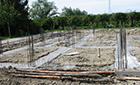 Ricostruzione casa rurale. Cantiere	 Ricostruzione casa rurale realizzata dall'architetto Barutta