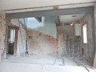 Cantiere di ristrutturazione con recupero sottotetto in opera. Architetto Roberto Barutta. 