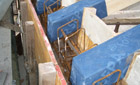 Ristrutturazioni case rurali. Cantiere	 Ristrutturazioni case rurali. Cantiere della casa realizzata dall'architetto Barutta	
