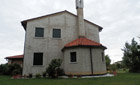 Ricostruzione casa rurale ed annesso rustico. Facciata Laterale	 Ricostruzione casa rurale ed annesso rustico. Facciata Laterale realizzata dall'architetto Barutta	