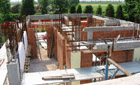 Ricostruzione casa rurale ed annesso rustico. Fase lavorazione Ricostruzione casa rurale ed annesso rustico. Fase della lavorazione per la realizzazione eseguita dall'architetto Barutta	