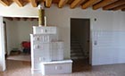 cantiere lavorazione casa rustica architetto Oderzo