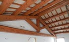 cantiere lavorazione casa rurale a Treviso architetto Barutta, restauro case rurali a Treviso