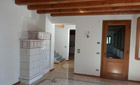 Ricostruzione casa rurale ed annesso rustico. Soggiorno Ricostruzione casa rurale ed annesso rustico. Soggiorno realizzato dall'architetto Barutta	